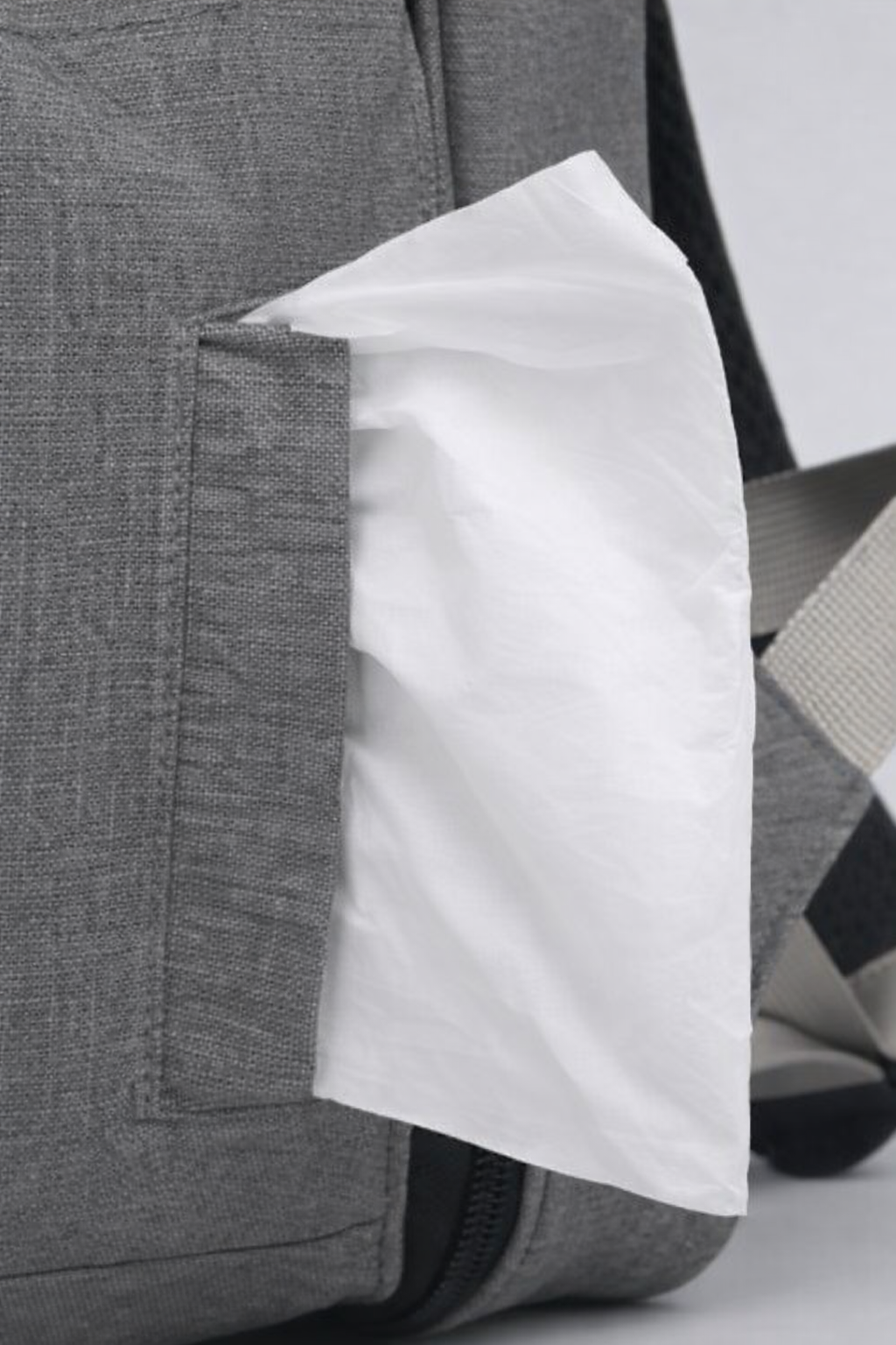 Sac à dos à langer dépliable KitKangaroo - Gris